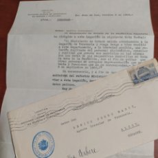 Documentos antiguos: VENEZUELA - ALCOY ,CORREO GUERRA CIVIL ESPAÑOLA.1938. Lote 261195585