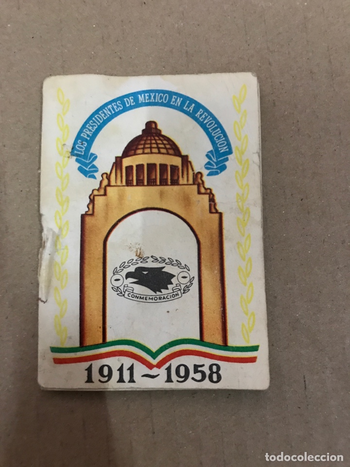 Documentos antiguos: Librillo presidentes de M&eacute;xico - Foto 1