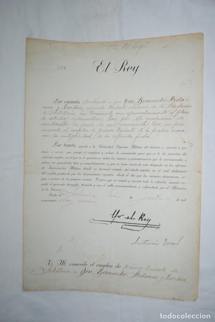Documentos antiguos: EL REY ORDENA 1919 , ESO PONE EN LA ORDEN.