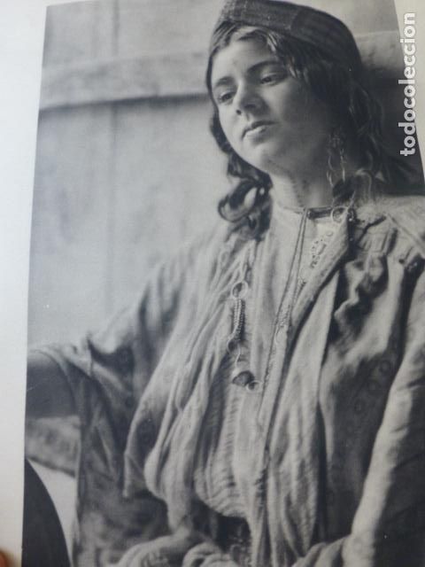 Alte Dokumente: RIF MARRUECOS ESPA&Ntilde;OL MUJER ANTIGUA LAMINA HUECOGRABADO A&Ntilde;OS 40
