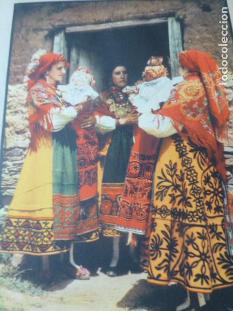 Documenti antichi: ALIJA DE LOS MELONES LEON MUJERES ANTIGUA LAMINA HUECOGRABADO A&Ntilde;OS 40