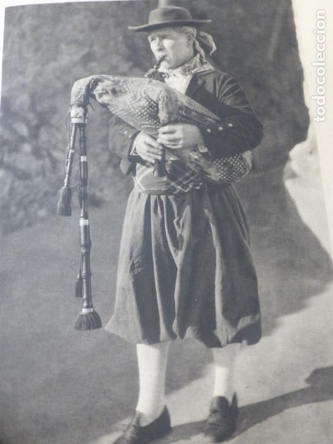 Alte Dokumente: MALLORCA GAITERO MALLORQUIN ANTIGUA LAMINA HUECOGRABADO A&Ntilde;OS 40