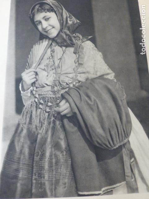 Documenti antichi: IBIZA BALEARES NI&Ntilde;A ANTIGUA LAMINA HUECOGRABADO A&Ntilde;OS 40