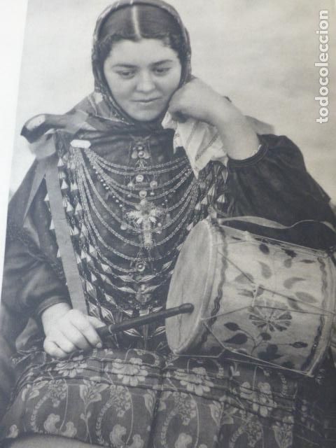 Alte Dokumente: IBIZA BALEARES PAYESA CON TRAJE T&Iacute;PICO ANTIGUA LAMINA HUECOGRABADO A&Ntilde;OS 40