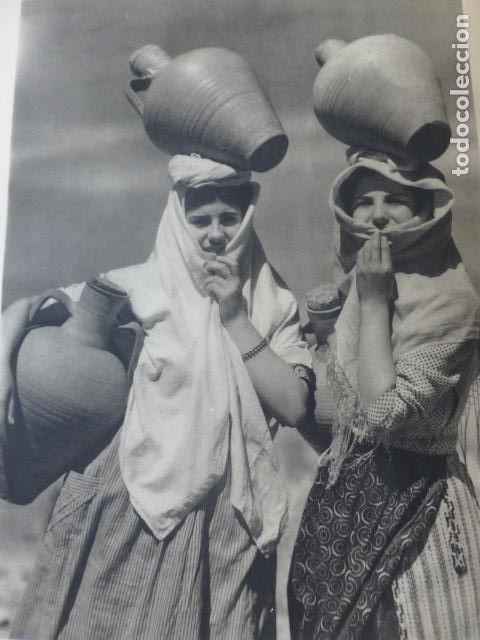 Documenti antichi: MOJACAR ALMERIA AGUADORAS ANTIGUA LAMINA HUECOGRABADO A&Ntilde;OS 40