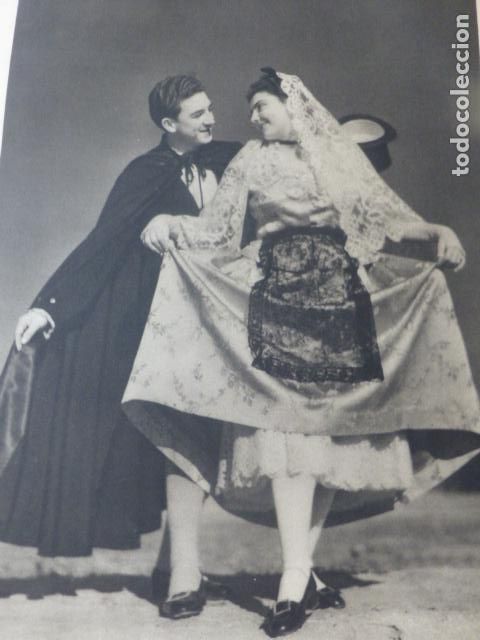 Documenti antichi: CATALU&Ntilde;A PAREJA BAILE CATAL&Aacute;N ANTIGUA LAMINA HUECOGRABADO A&Ntilde;OS 40