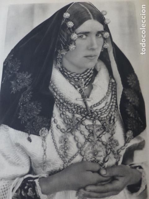 Documentos antiguos: SALAMANCA UNA CHARRA ANTIGUA LAMINA HUECOGRABADO A&Ntilde;OS 40