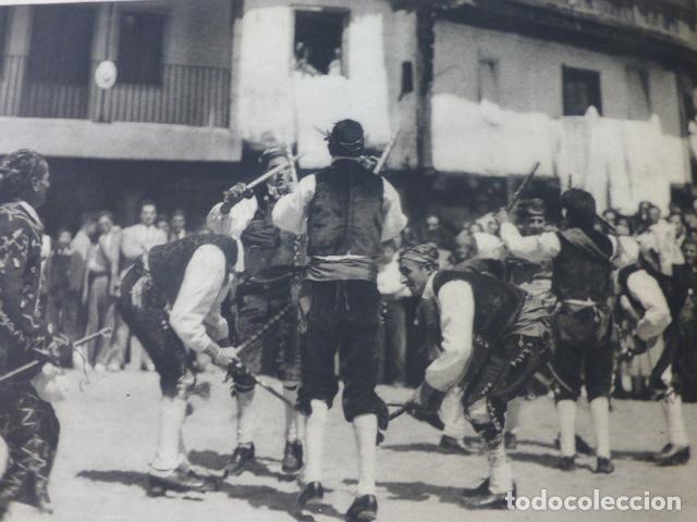 Documenti antichi: LA ALBERCA SALAMANCA BAILE ANTIGUA LAMINA HUECOGRABADO A&Ntilde;OS 40