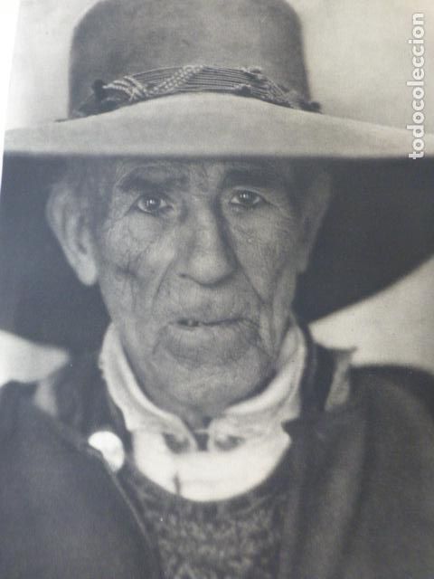 Documentos antiguos: LA ALBERCA SALAMANCA HOMBRE ANTIGUA LAMINA HUECOGRABADO A&Ntilde;OS 40