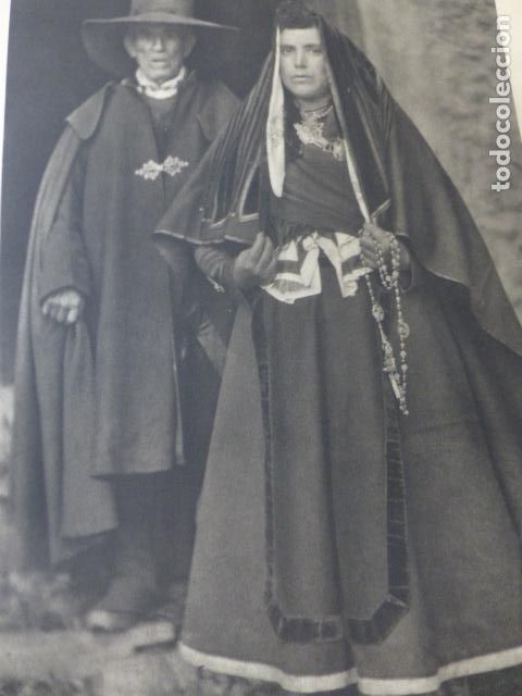 Alte Dokumente: LA ALBERCA SALAMANCA TRAJES DE CEREMONIA ANTIGUA LAMINA HUECOGRABADO A&Ntilde;OS 40