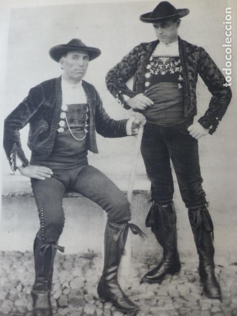 Alte Dokumente: SALAMANCA CHARROS ANTIGUA LAMINA HUECOGRABADO A&Ntilde;OS 40