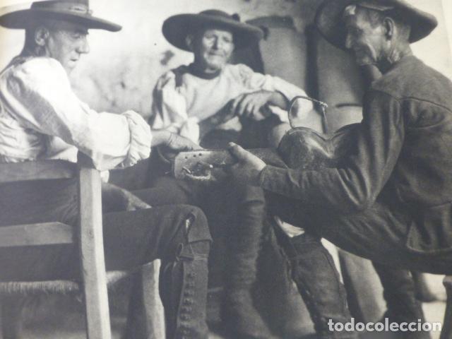 Alte Dokumente: LAGARTERA TOLEDO TIPOS ANTIGUA LAMINA HUECOGRABADO A&Ntilde;OS 40