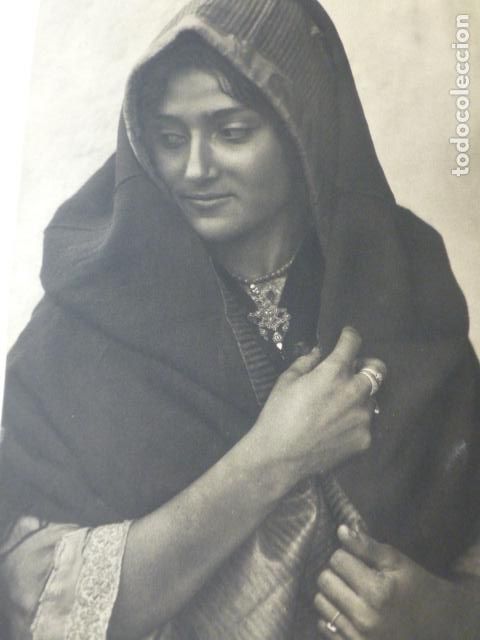 Alte Dokumente: LAGARTERA TOLEDO TIPOS ANTIGUA LAMINA HUECOGRABADO A&Ntilde;OS 40