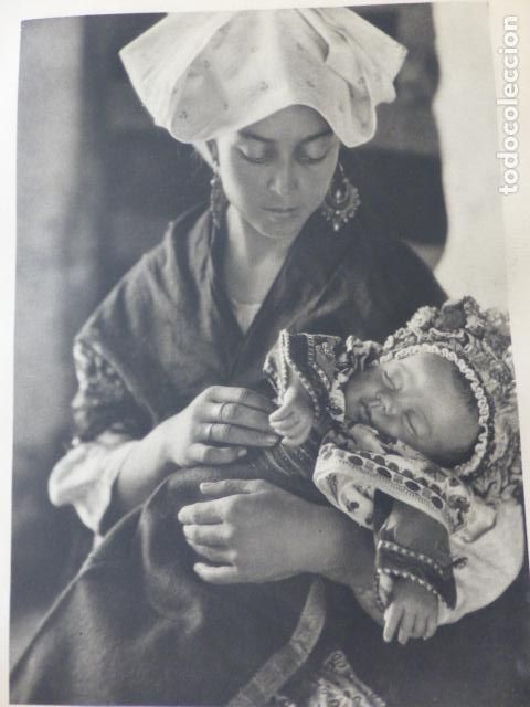 Alte Dokumente: LAGARTERA TOLEDO MADRE ANTIGUA LAMINA HUECOGRABADO A&Ntilde;OS 40