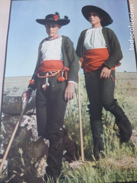 Documentos antiguos: LAGARTERA TOLEDO MOZOS ANTIGUA LAMINA HUECOGRABADO A&Ntilde;OS 40