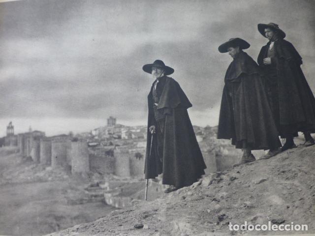 Documenti antichi: AVILA TIPOS ANTIGUA LAMINA HUECOGRABADO A&Ntilde;OS 40