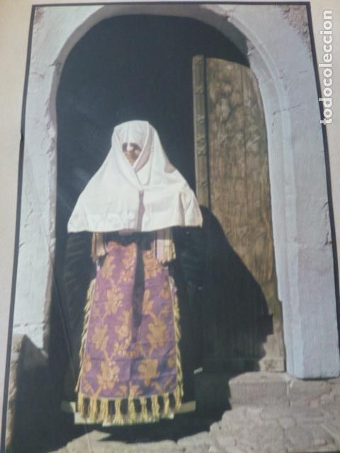 Alte Dokumente: ANS&Oacute; HUESCA MUJER ANTIGUA LAMINA HUECOGRABADO A&Ntilde;OS 40