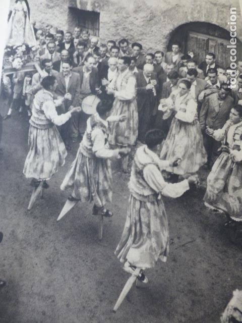 Documents Anciens: ANGUIANO LA RIOJA DANZANTES ANTIGUA LAMINA HUECOGRABADO A&Ntilde;OS 40