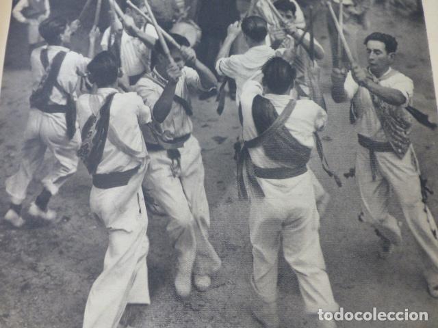 Alte Dokumente: CICERO CANTABRIA DANZANTES ANTIGUA LAMINA HUECOGRABADO A&Ntilde;OS 40