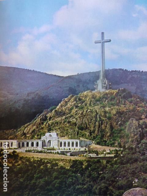 Alte Dokumente: VALLE DE LOS CAIDOS ANTIGUA LAMINA HUECOGRABADO A&Ntilde;OS 50
