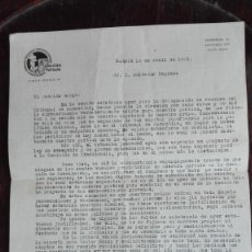 Documentos antiguos: ACCIÓN POPULAR RESIDENCIA MADRID 18 DE ABRIL DE 1936. Lote 264357639