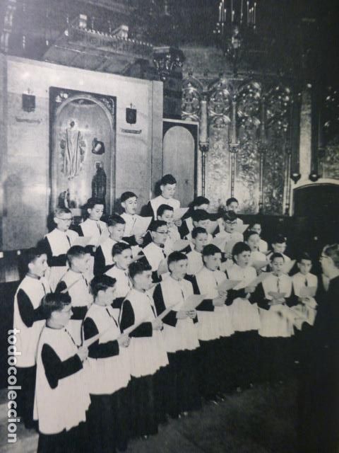 Old Documents: MONTSERRAT BARCELONA ANTIGUA LAMINA HUECOGRABADO A&Ntilde;OS 50