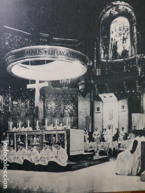 Alte Dokumente: MONTSERRAT BARCELONA ANTIGUA LAMINA HUECOGRABADO A&Ntilde;OS 50