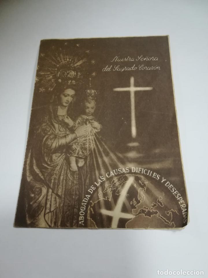 Documentos antiguos: NTRA SRA DEL SAGRADO CORAZON. ABOGADA DE CAUSAS DIFICLES. INFORMACION Y PRECIOS DE SOCIOS. VER