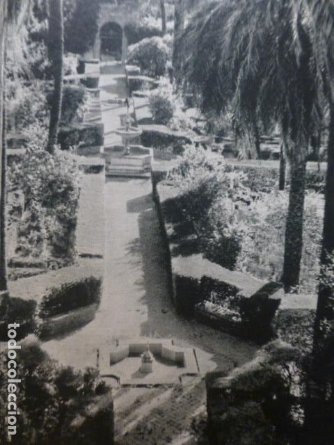 Documentos antigos: SEVILLA EL ALCAZAR REAL HUECOGRABADO 1958