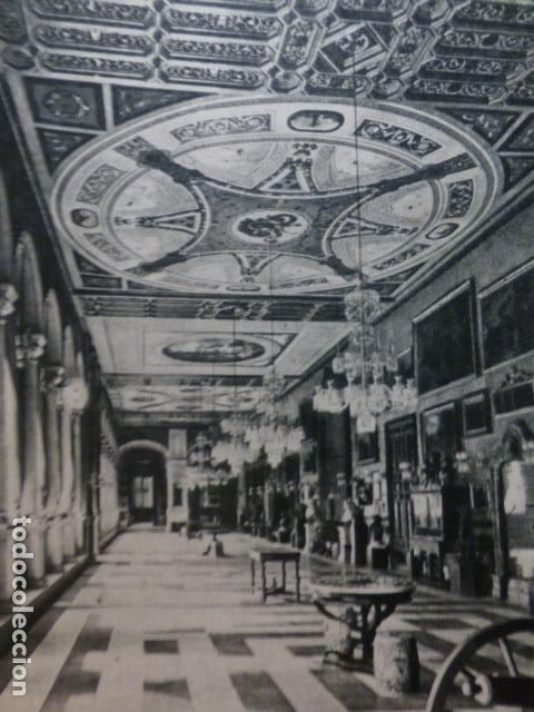 Documentos antiguos: SEVILLA PALACIO DE SAN TELMO HUECOGRABADO 1958 - Foto 1