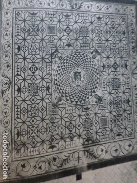 Documentos antigos: CARMONA SEVILLA MOSAICO ROMANO HUECOGRABADO 1958