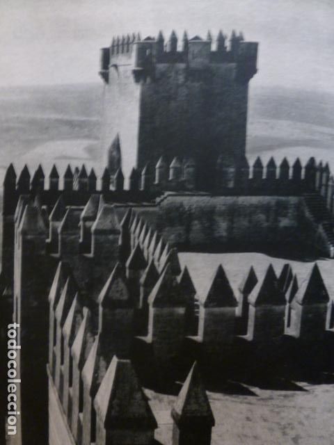 Documentos antiguos: ALMODOVAR DEL RIO CORDOBA CASTILLO HUECOGRABADO 1958