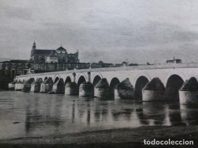 Documentos antigos: CORDOBA PUENTE ROMANO HUECOGRABADO 1958