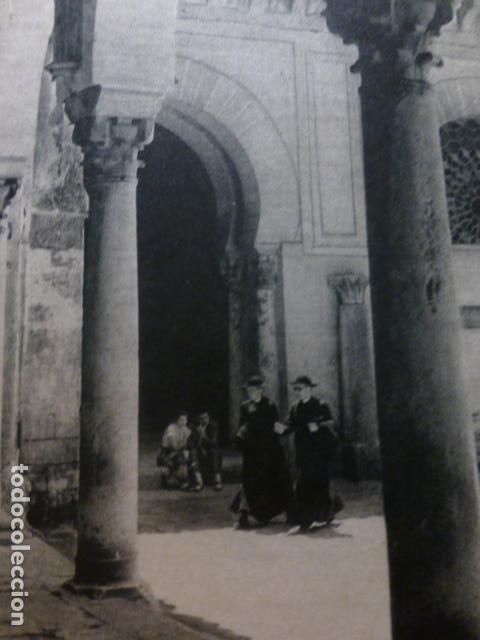 Old Documents: CORDOBA PATIO DE LOS NARANJOS HUECOGRABADO 1958