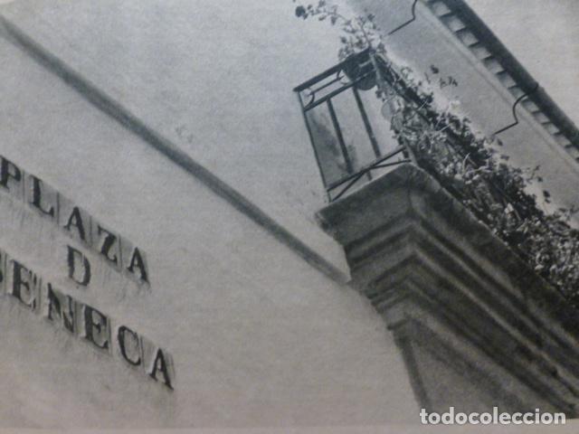 Alte Dokumente: CORDOBA PLAZA DE LA FUENSECA HUECOGRABADO 1958