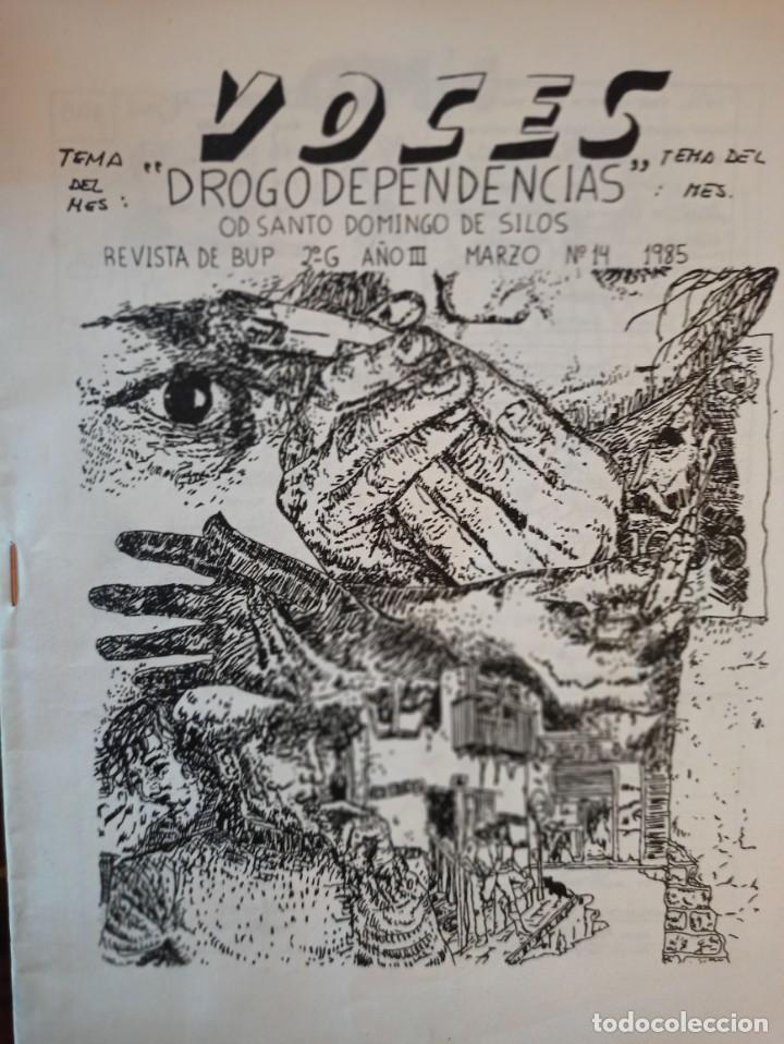 Documentos antiguos: Revista Voces Santo Domingo Silos, Zaragoza 1985 revista 2&deg; BUP