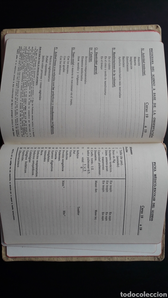 Documentos antiguos: Libro calificaci&oacute;n escolar a&ntilde;os 1941 al 1948. - Foto 7