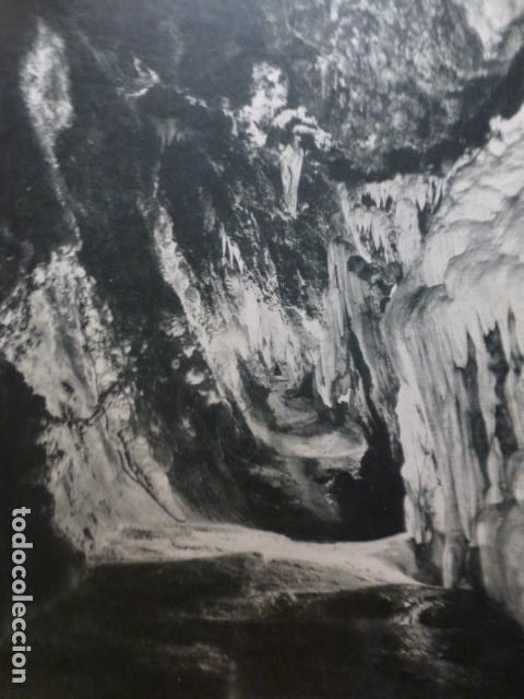 Documentos antigos: ARACENA HUELVA GRUTA DE LAS MARAVILLAS LAMINA HUECOGRABADO A&Ntilde;OS 50