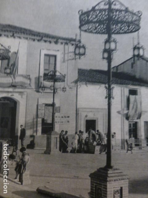 Alte Dokumente: VALVERDE DEL CAMINO HUELVA DETALLE URBANO LAMINA HUECOGRABADO A&Ntilde;OS 50
