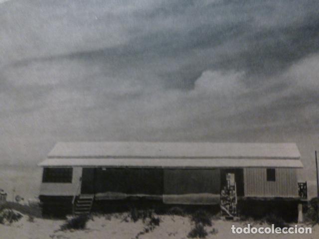 Alte Dokumente: PUNTA UMBRIA HUELVA LA PLAYA LAMINA HUECOGRABADO A&Ntilde;OS 50