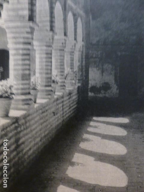 Documentos antigos: LA RABIDA HUELVA MONASTERIO LAMINA HUECOGRABADO A&Ntilde;OS 50