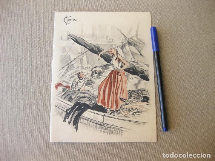 Documentos antiguos: CARPETILLA EN BLANCO DEL RESTAURANTE COMMODORE. CARLOS SAEZ DE TEJADA - Foto 1