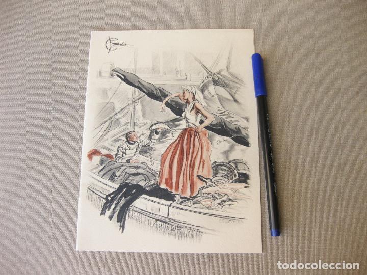 Documentos antiguos: CARPETILLA EN BLANCO DEL RESTAURANTE COMMODORE. CARLOS SAEZ DE TEJADA - Foto 1