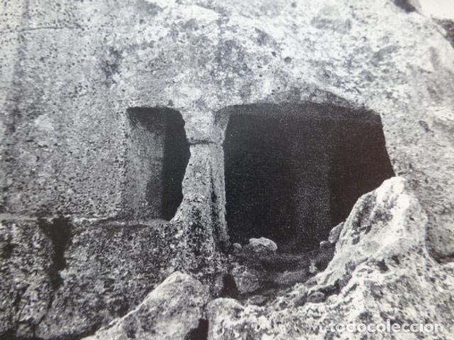 Documentos antiguos: CALA MORELL MENORCA CUEVAS ANTIGUO HUECOGRABADO