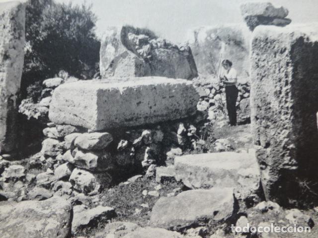 Documentos antiguos: MENORCA CONJUNTO MEGALITICO ANTIGUO HUECOGRABADO