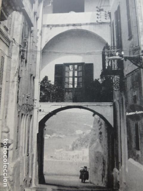 Documentos antiguos: MAHON MENORCA CALLE DE ALFONSO III ANTIGUO HUECOGRABADO