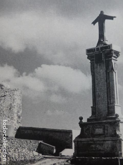 Alte Dokumente: MONTE TORO MENORCA MONUMENTO AL SAGRADO CORAZON ANTIGUO HUECOGRABADO