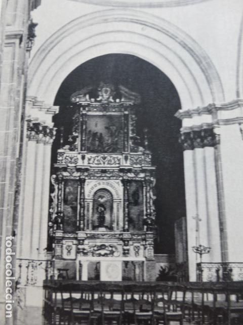 Old Documents: MONTE TORO MENORCA INTERIOR DEL SANTUARIO ANTIGUO HUECOGRABADO