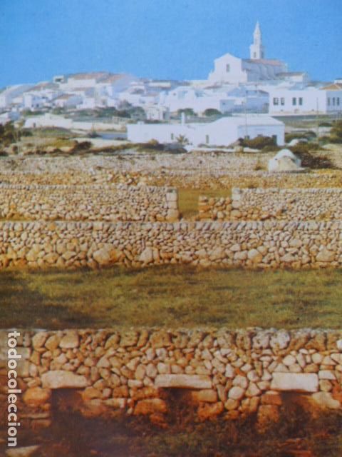 Old Documents: SAN LUIS MENORCA VISTA ANTIGUO HUECOGRABADO