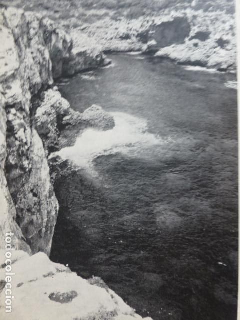 Documenti antichi: MENORCA PAISAJE DE LA COSTA ANTIGUO HUECOGRABADO